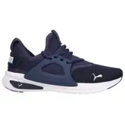 Puma Softride Enzo Evo Wide Lace Up Mens Blue Sneakers Casual Shoes 37784304