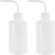 2Pcs Plastic Wash Bottle 250ml Plant Squeeze Bottle, Wash Squirt Bottle, Succ...
