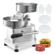 VEVOR Commercial Burger Patty Maker, 150mm Hamburger Beef Patty Maker, Heavy ...