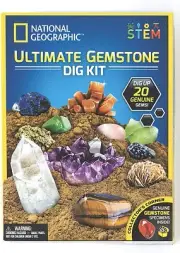 National Geographic JM80206 Ultimate Gemstone Dig Kit, Multi Color