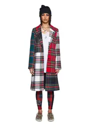 [Current Mood] Taste Of Fury Plaid Coat - Red