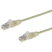 StarTech.com 0.5 m CAT6 Cable - Slim CAT6 Patch Cord - Grey - Snagless RJ45 Connectors - Gigabit Ethernet Cable - 28 AWG (N6PAT5