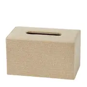 Pilbeam Living 24cm Aura Rectangular Tissue Box Holder Storage Home Decor Blush