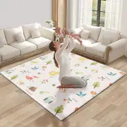 Baby Play Mat 47 X 47" Playpen Foldable Foam Reversible Floor for Infants