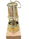 Sir Humphrey Davey VTG Brass hanging Kerosene Oil Lamp 1980 Lantern Nora Nelson