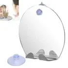 Fogless Shower Mirror Round Shape Anti Fog Wall Hanging Bathroom Shaving Mir EOM