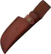 Ontario Natural Brown Leather Sheath For ADK Keane Valley Fixed-Blade Knife