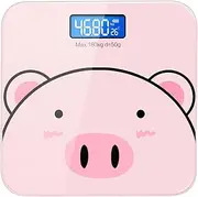 Digital Bathroom Scales,Accurate Digital Bathroom Scale Smart Weight Scale | USB Charging Automatic Weighing Scale Cartoon Body Scale for Women