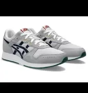 ASICS Lyte Classic Mens Athletic Shoes Sneakers Glacier GrayPeacoat Size 9.5 New