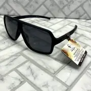 NWT Panama Jack Sunglasses PJP 23 574 BLK Black Shield Frames 100% UVA-UVB