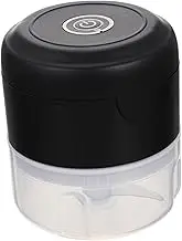 1Set Mini Electric Garlic Chopper Portable Wireless Food Processor for Garlic Ginger Meat Vegetables USB Rechargeable Lightweight Design Easy to Use Clean Capacity