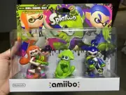 Nintendo Amiibo Splatoon Series 3-Pack Girl, Squid And Boy New