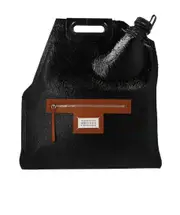 bottle-cap coated tote bag One size black