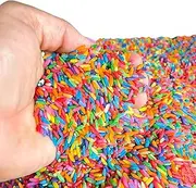 Sensory-N-Stuff Rainbow Rice Sensory Bin Filler for Sensory Table - Colored Rice for Sensory Play (4 Cups - 2LB)