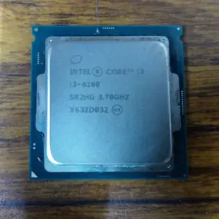 英特爾Intel CPU i3 6100跟I3-7100 LGA 1151腳位/二手良品