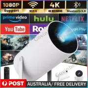 Portable Mini Smart Projector 5G WiFi BT 4K 1080P FHD Projector 180° Rotatable