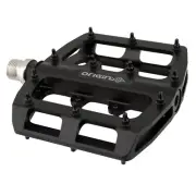Origin8 Rascal CNC Machined Alloy Flat Platform Pedals Black 9/16 41988