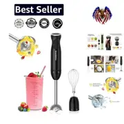 Efficient 12-Speed Handheld Stick Blender with Detachable Design - Easy Clean Up