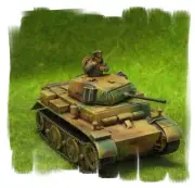 Painted! - Luchs light tank - 28mm WW2 - World War II Bolt Action