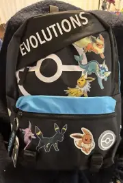 Bioworld Pokémon Backpack: EEVEE EVOLUTIONS Design- NWT!