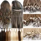 300s Micro Ring Bead Link Loop Tip 100% Real Remy Human Hair Extensions Straight