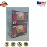 Reliable Hi8 MP120 Camcorder Videotapes - 6-Pack for User-Friendly Video Capture