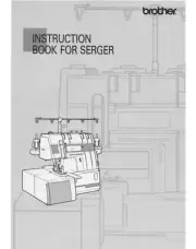 Brother MA4-B551 Overlock Serger Machine Owners Instruction Manual Reprint