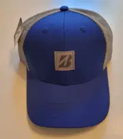 New 2022 Bridgestone Golf Micro Mesh Adjustable Hat/Cap COLOR: Blue