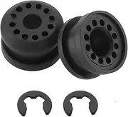 IFYKIM 2PCS Transfer Case Linkage Control Lever Bushing Grommet for Dodge Ram 1500 2500 3500 2002-2010 Shifter Linkage Bushing with 2 E-Clips Replace Number 68078974AA 68078975AA