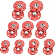 80 Sets Sew-on Snap Buttons Metal Snap Fastener Buttons Press Button for Sewing