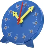 SHINEOFI Educational Tool for Preschoolers Timekeeping Analog Clock 12/24 Hour Learning Clock Model Interactive Toys for Boys and Girls