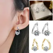 Irregular Shape Rhinestone Earrings For Women Girls Geometrical Rhinestone Ear