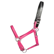 HORSE SIZE- READY MADE - Magenta TURNOUT HALTER Made from BETA BIOTHANE