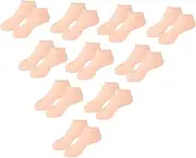 ａ aternee 10 Pair Silicone Socks for Dry Cracked Feet Gifts Moisturizing Socks Rough Foot Care Protector, Skin