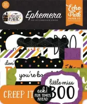 Echo Park HALLOWEEN MAGIC Ephemera Die Cut Pieces 33p Planner Family
