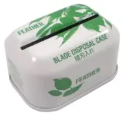 Feather Double Edge Safety Razor Blade Disposal Case