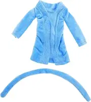 SOPOTUTU Mini Doll Accessory Soft Bathrobe Outfit for Dolls Elegant for Dollhouse Parties and Dress Up Doll Clothes Accessory for All Doll