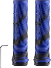 Generic Handlebar Grips Shock Absorbing Cover for 22.2mm Handlebar (Dark Blue)