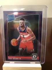 2018-19 Optic Basketball Troy Brown Purple Rc Refractor