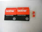 2 Genuine Brother 7020 Black Correctable Film Ribbons + Lift-Off Tapes FreeShip