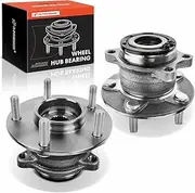 A-Premium Wheel Bearing and Hub Assembly Compatible with Mitsubishi Eclipse Cross Outlander PHEV Sport RVR AWD 2013-2019 Rear Left and Right 2-PC Set