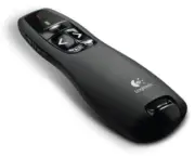 Logitech Wireless Presenter R400, USB 2.4GHz Wireless Receiver, On/Off Switch, B