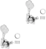 CORHAD 2 Sets Bass Tuning Keys Lute Pegs Replacement for Acoustic Guitar Tuner Pegs