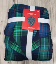 Target Women's Holiday Tartan Plaid Flannel PJ Set Wondershop™ Navy Blue 3X