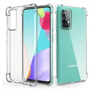 Samsung Galaxy A52 /A52S Clear Case Shockproof Tough Gel Clear Transparent Air Cushion Cover (Transparent)