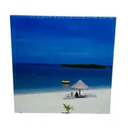 Roatan Turquoise Bay Ceramic Tile Trivet Coaster Travel Souvenir 4" x 4"