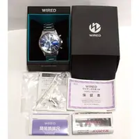 在飛比找蝦皮購物優惠-近全新 SEIKO 精工 手錶 WIRED 男士 merca