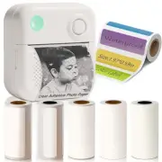 Label Maker Machine with 6 Waterproof Tapes, Thermal Label Maker, Portable Mi...