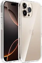 T Tersely Crystal Clear Case for iPhone 16 Pro Max(6.9-Inch), [Anti-Yellowing] Hard Back Slim Shockproof Bumper Anti-Scratch, Suitable for Wireless Charging