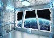 7X5Ft Vinyl Spaceship Interior Background Futuristic Science Fiction Photography